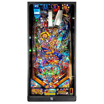 Fliper Stern Avengers: Infinity Quest pinball machine featuring vibrant graphics and superhero themes.