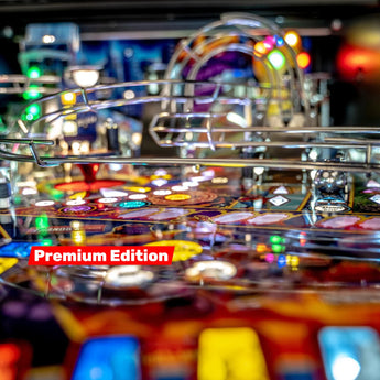 Fliper Stern Avengers: Infinity Quest Premium Edition pinball machine colorful playfield and components