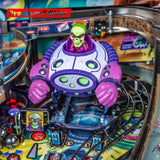 Fliper Stern Foo Fighters game featuring vibrant colors and a unique character in a spaceship.