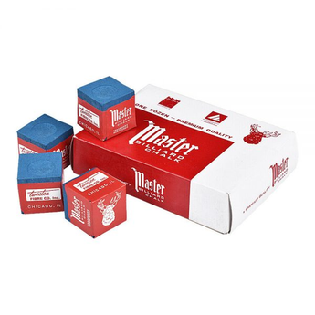 Krede za biljard Master Modre - Paket 12 kos.