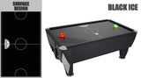 Euroclas & Co. d.o.o. SAM Home Mini Black Ice air hockey table with a sleek black finish and electronic scoreboard.