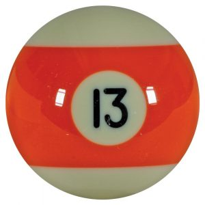 Biljard krogla Oranžna 13 prazna