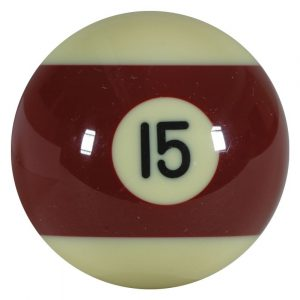 Biljard krogla Temno Rdeča 15 prazna
