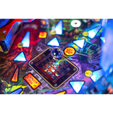 Fliper Stern Dungeons & Dragons: The Tyrant's Eye pinball machine playfield with colorful lights and game elements.