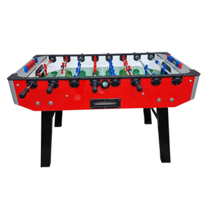 Namizni nogomet FABI Family Professional OFB v rdeči barvi, primeren za zabave in profesionalno uporabo.