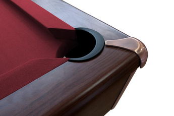 Biljard Miza Dynamic Triumph 7 Ft. Rjava- Blago Vinsko Rdeče - Detajl vogal