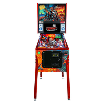Fliper Stern The Walking Dead Remastered Limited Edition pinball machine with vibrant artwork and unique features.