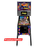 Fliper Stern Avengers: Infinity Quest pinball machine Premium Edition with vibrant Marvel themed artwork.