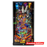 Fliper Stern Avengers: Infinity Quest Premium Edition pinball machine with vibrant graphics and interactive features.