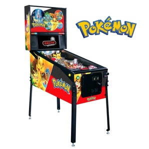 Fliper Stern Pokémon pinball machine featuring vibrant Pokémon graphics and interactive play.