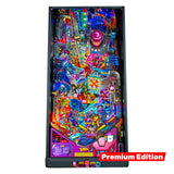 Fliper Stern The Uncanny X-Men pinball machine playfield showcasing vibrant graphics and design in Premium Edition.