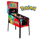 Fliper Stern Pokémon pinball machine with colorful designs featuring popular Pokémon characters.