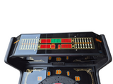 Euroclas & Co. d.o.o. Cyberdine Spider wall-mounted electronic dartboard with LED displays and black housing.