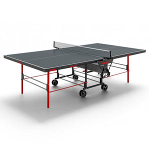 Miza za Namizni Tenis Tibhar 3000 siva, stabilna in robusna, primerna za notranjo uporabo.
