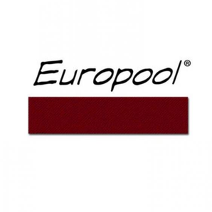 Blago za Biljard Europool Rdeče "Wine Red" z oznako Europool in rdečo barvo