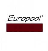 Blago za Biljard Europool Rdeče "Wine Red" z oznako Europool in rdečo barvo