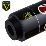 Biljard palica Vaula Carom Bison 3C-II 1 detajl ročaja z logotipom Vaula, idealna za profesionalne igralce.